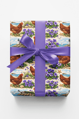 Rhode Island Flora & Fauna - London Penny Gift Wrap
