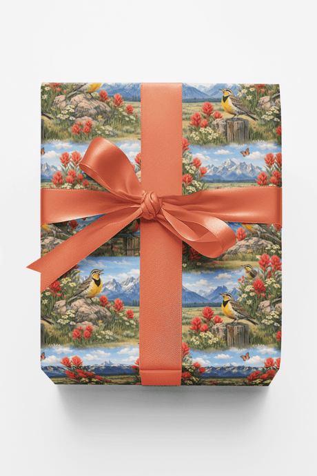 Wyoming Flora & Fauna - London Penny Gift Wrap