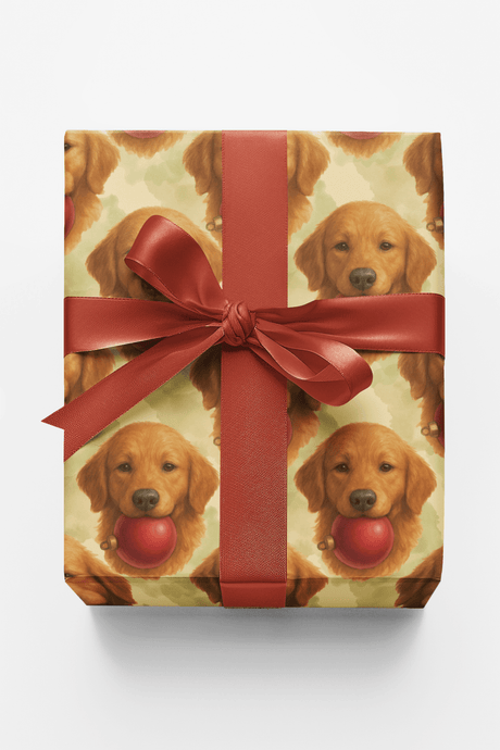 Tis the Season to Fetch - London Penny Gift Wrap