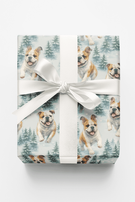Winter Woof Trail - London Penny Gift Wrap