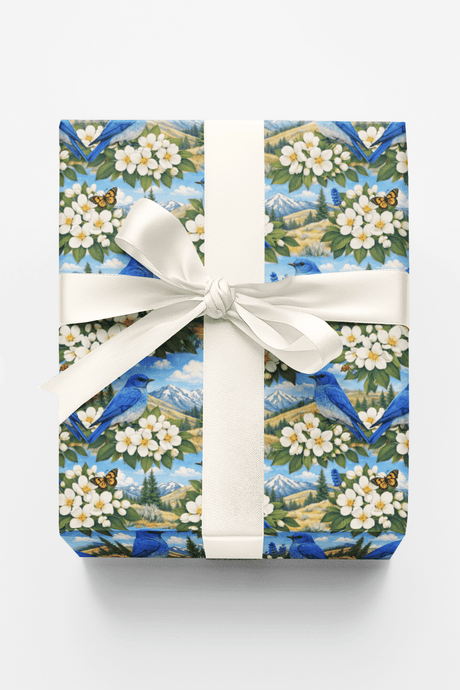 Idaho Flora & Fauna - London Penny Gift Wrap