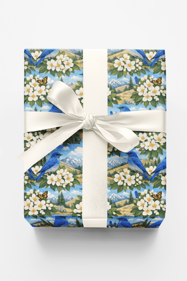 Idaho Flora & Fauna - London Penny Gift Wrap