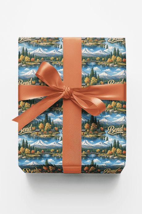 Bend Cascade Glow - London Penny Gift Wrap