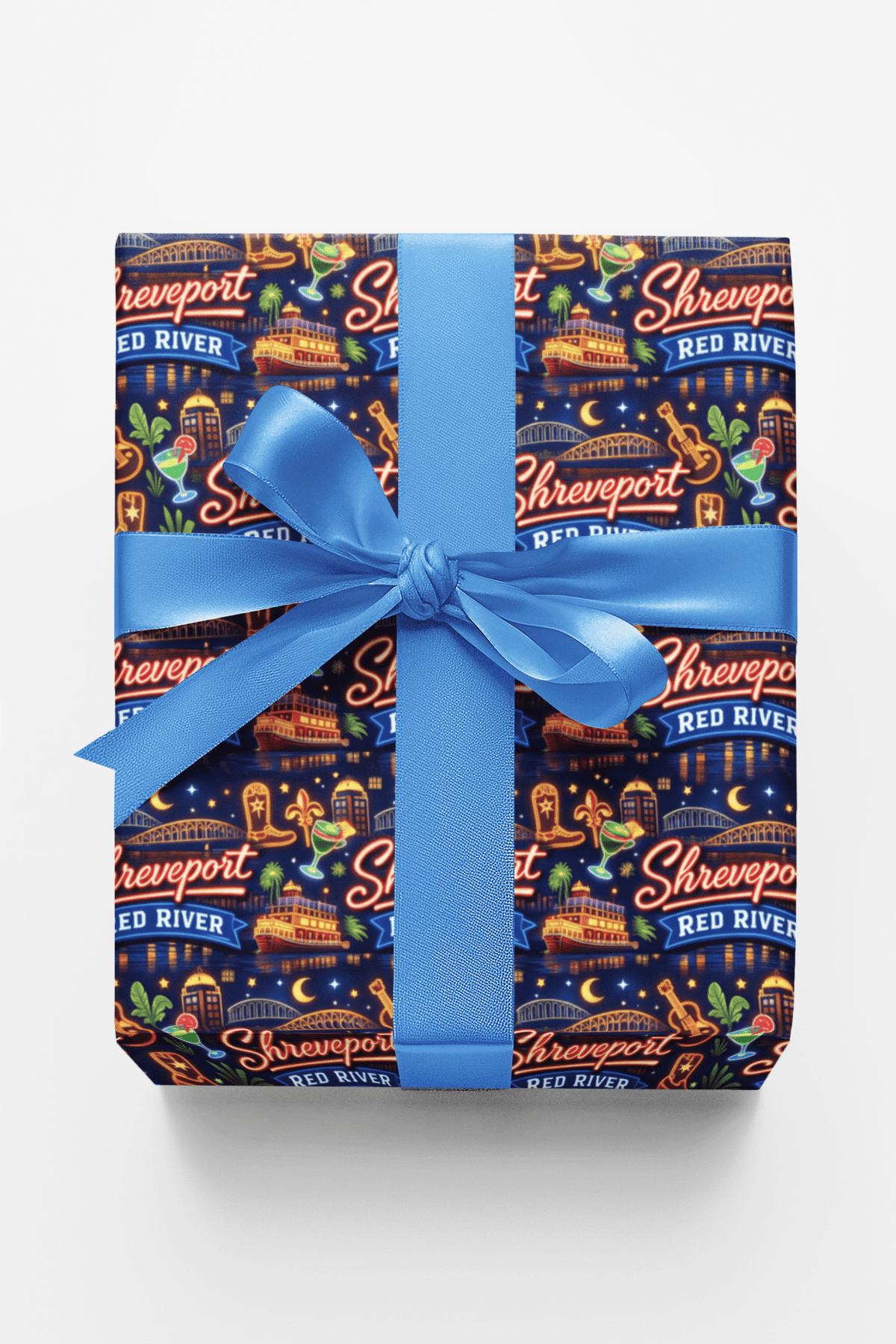 Shreveport Riverboat Nights - London Penny Gift Wrap
