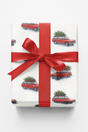 Vintage Christmas Tree Run - London Penny Gift Wrap