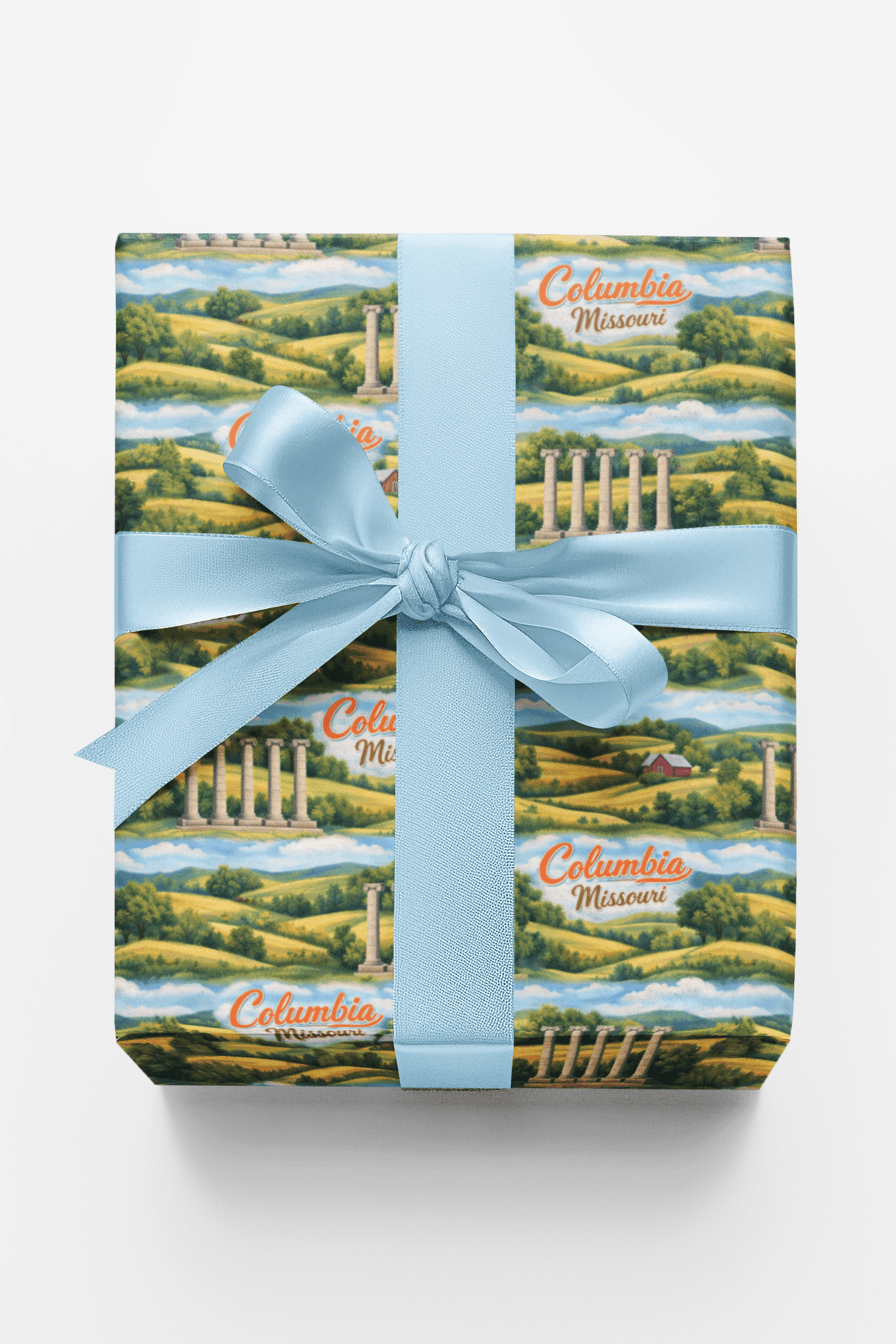Columbia Missouri Mizzou Glow - London Penny Gift Wrap