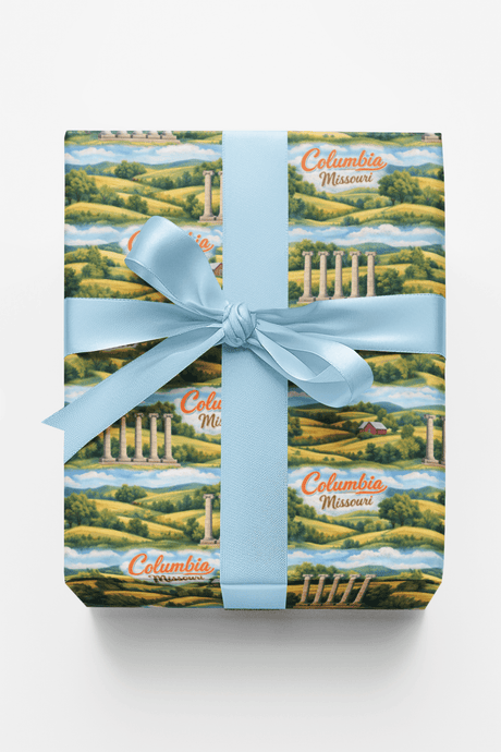 Columbia Missouri Mizzou Glow - London Penny Gift Wrap