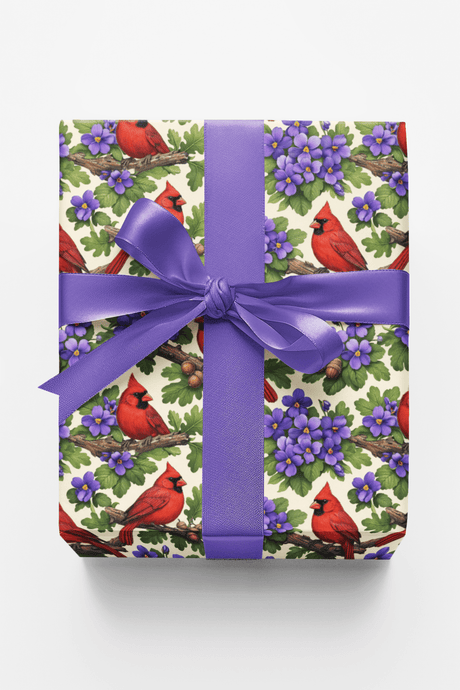 Illinois Flora & Fauna - London Penny Gift Wrap