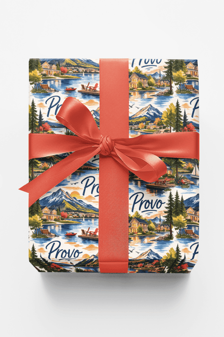 Provo Alpine Reflection - London Penny Gift Wrap
