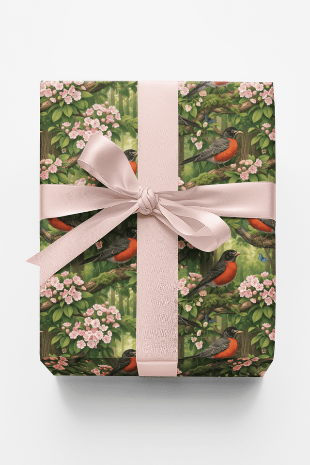 Connecticut Flora & Fauna - London Penny Gift Wrap