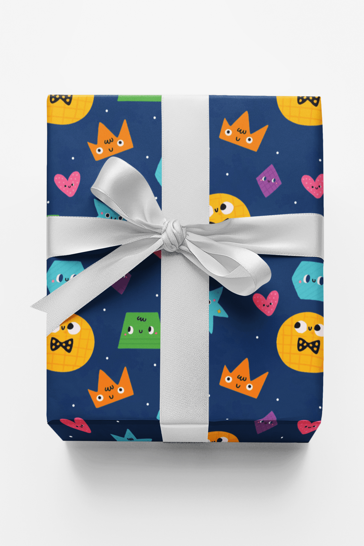 Kindergarten Shapes Party - London Penny Gift Wrap