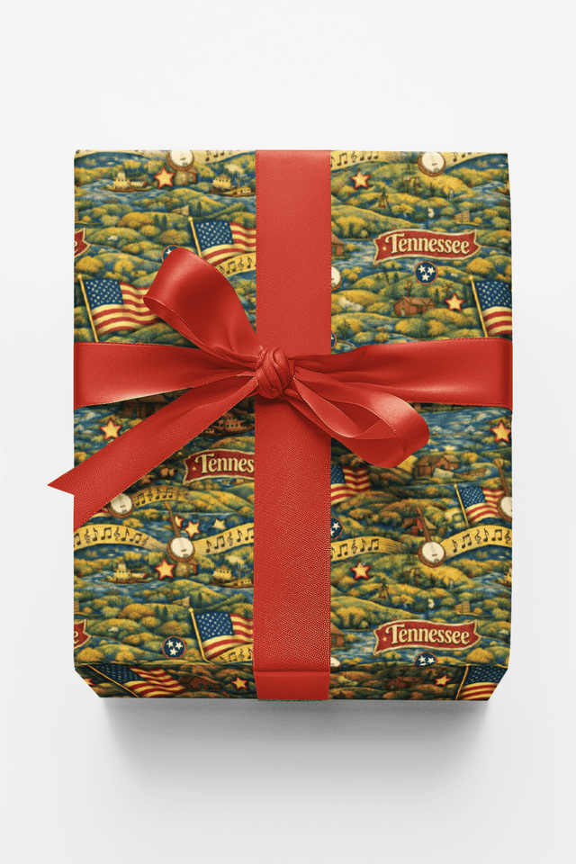 Tennessee Appalachian Harmony - London Penny Gift Wrap