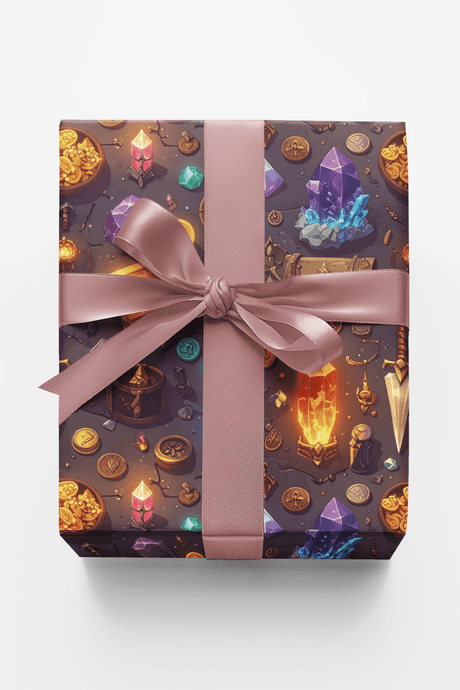 Treasure Artifact Atlas Wrapping Paper - London Penny Gift Wrap