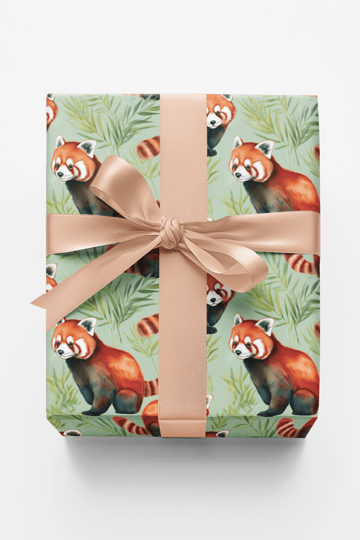 Safari Stroll: Red Panda - London Penny Gift Wrap
