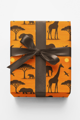 Safari Sunset Silhouettes - London Penny Gift Wrap