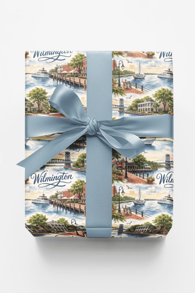 Wilmington Coastal Colonial - London Penny Gift Wrap