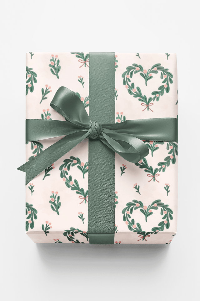 Mistletoe Kiss - London Penny Gift Wrap