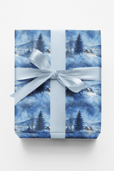 Silent Snowfall - London Penny Gift Wrap
