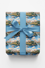 Peoria River City Glow - London Penny Gift Wrap