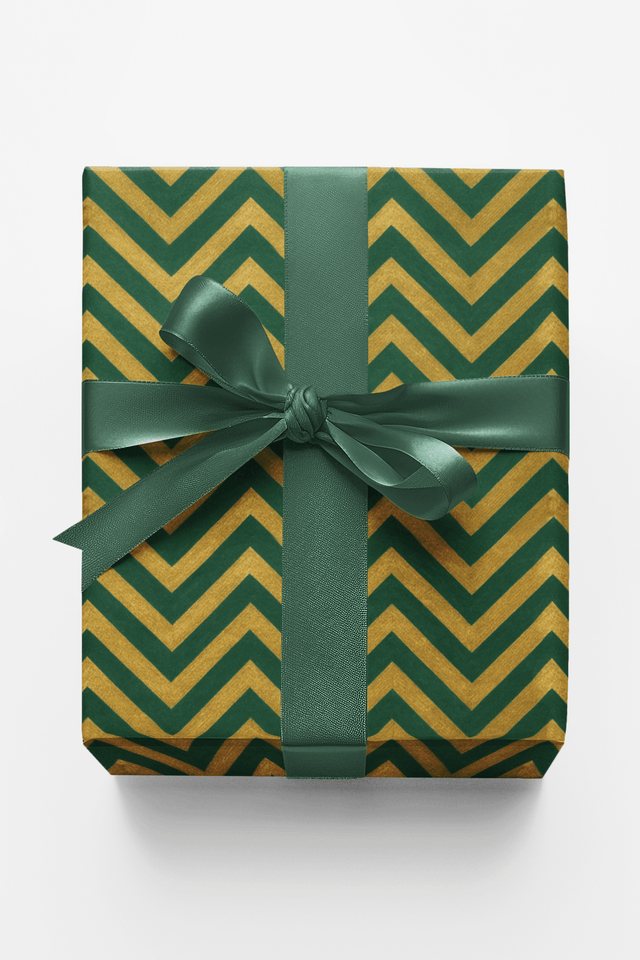 Holiday Herringbone - London Penny Gift Wrap