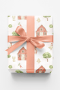 Barnyard Morning Scene - London Penny Gift Wrap