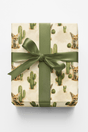 Desert Fox & Cactus - London Penny Gift Wrap