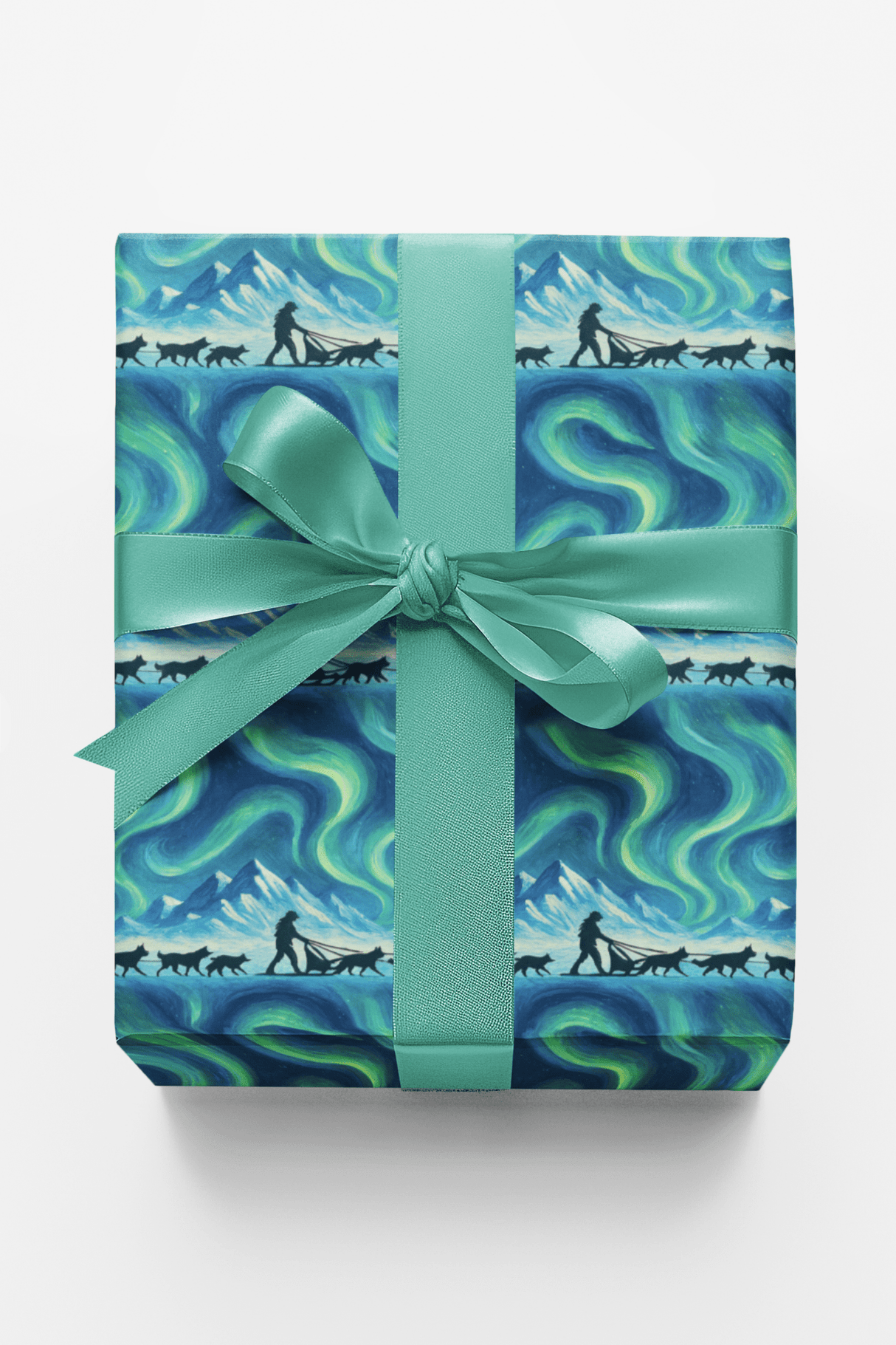 Alaskan Aurora Trail - London Penny Gift Wrap