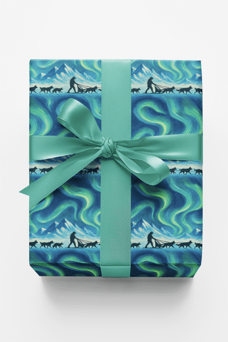 Alaskan Aurora Trail - London Penny Gift Wrap