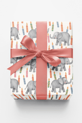 Elephant Birthday Bash - London Penny Gift Wrap