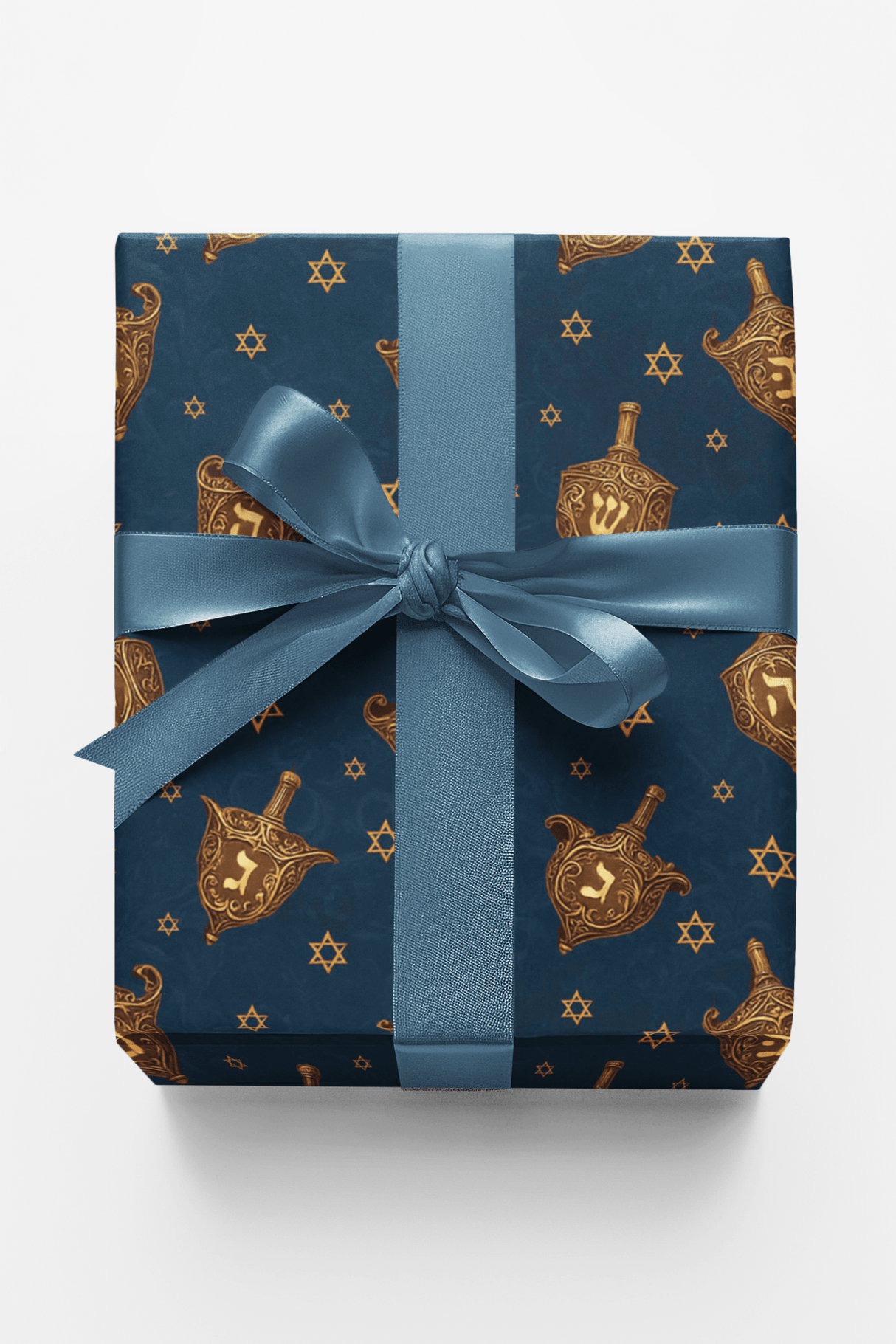 Gilded Dreidels - London Penny Gift Wrap