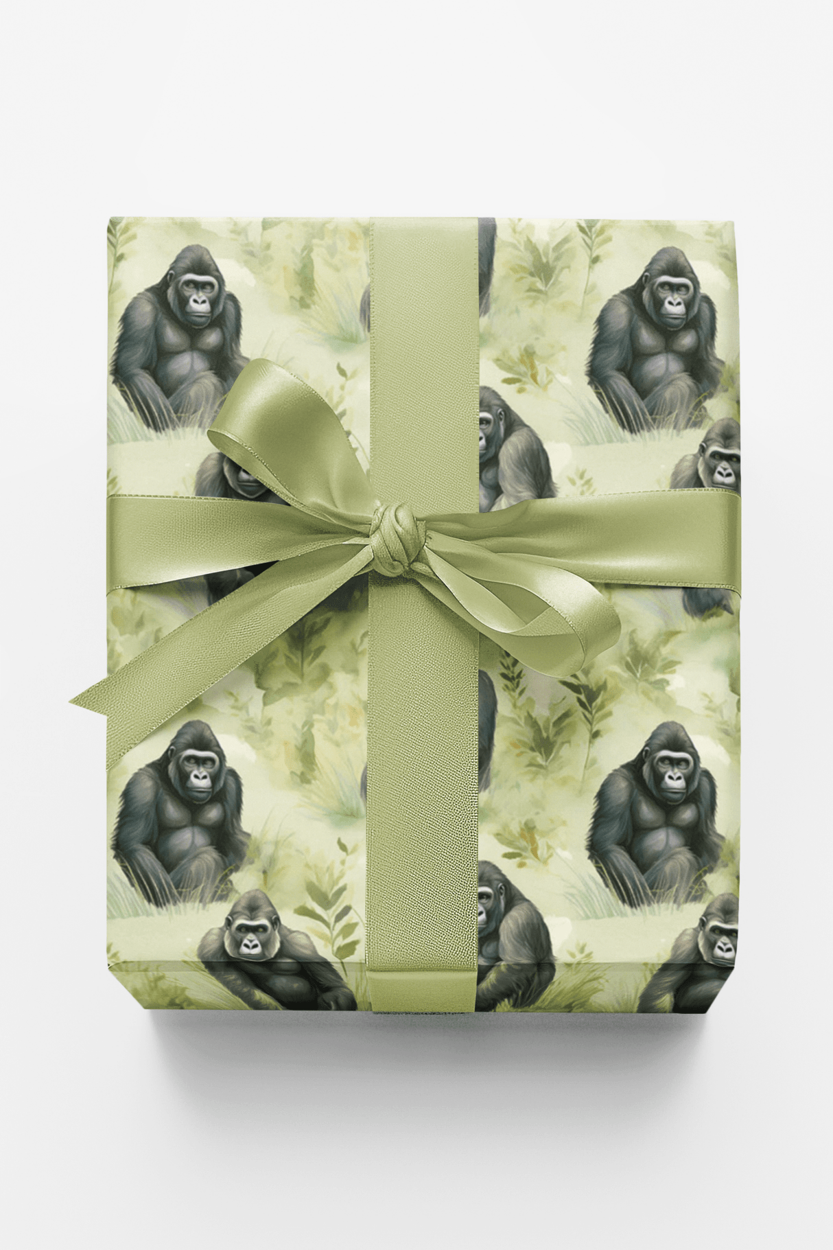 Safari Stroll Gorilla - London Penny Gift Wrap
