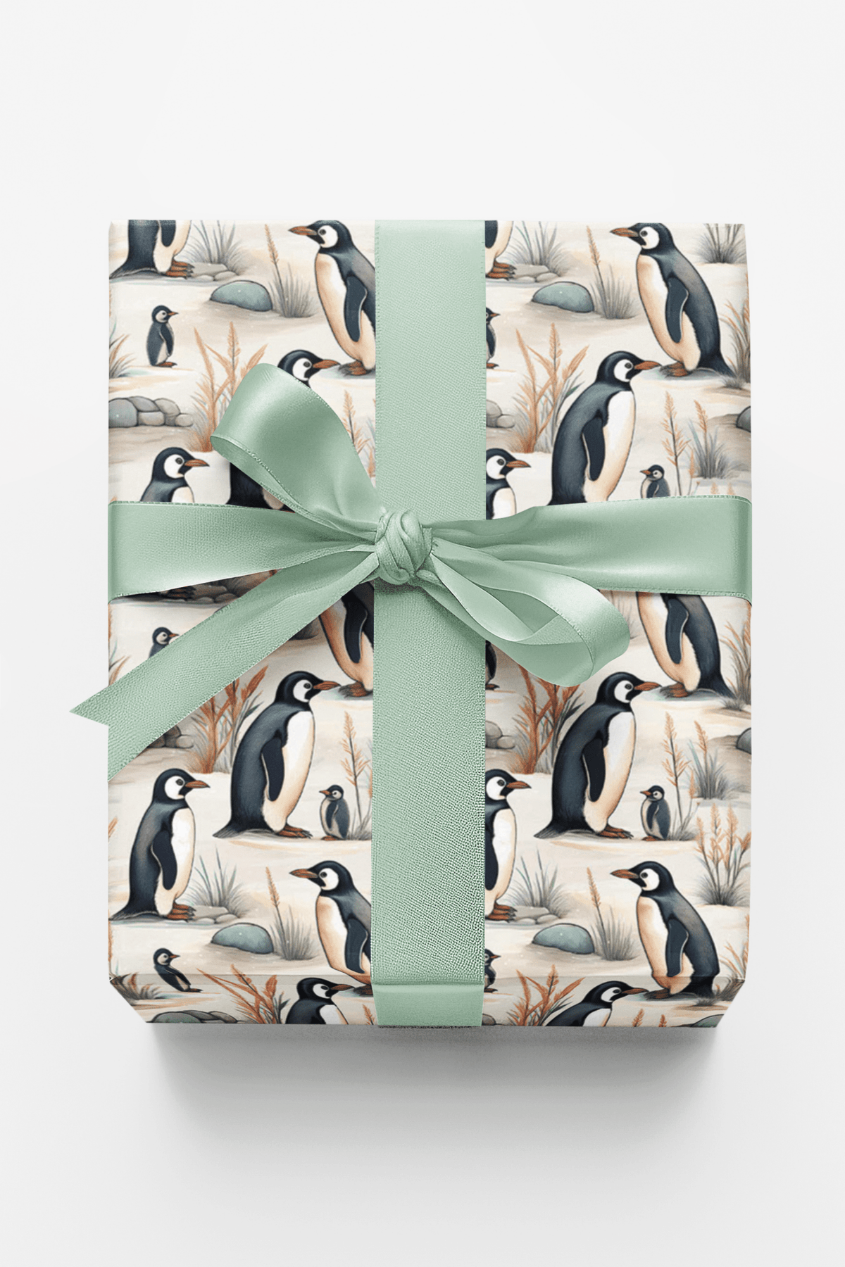 Safari Stroll: Penguin - London Penny Gift Wrap