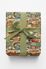 Alabama Postcard Memories - London Penny Gift Wrap