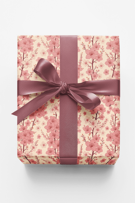 Cherry Blossom Drift - London Penny Gift Wrap
