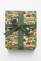Arkansas Postcard Memories - London Penny Gift Wrap