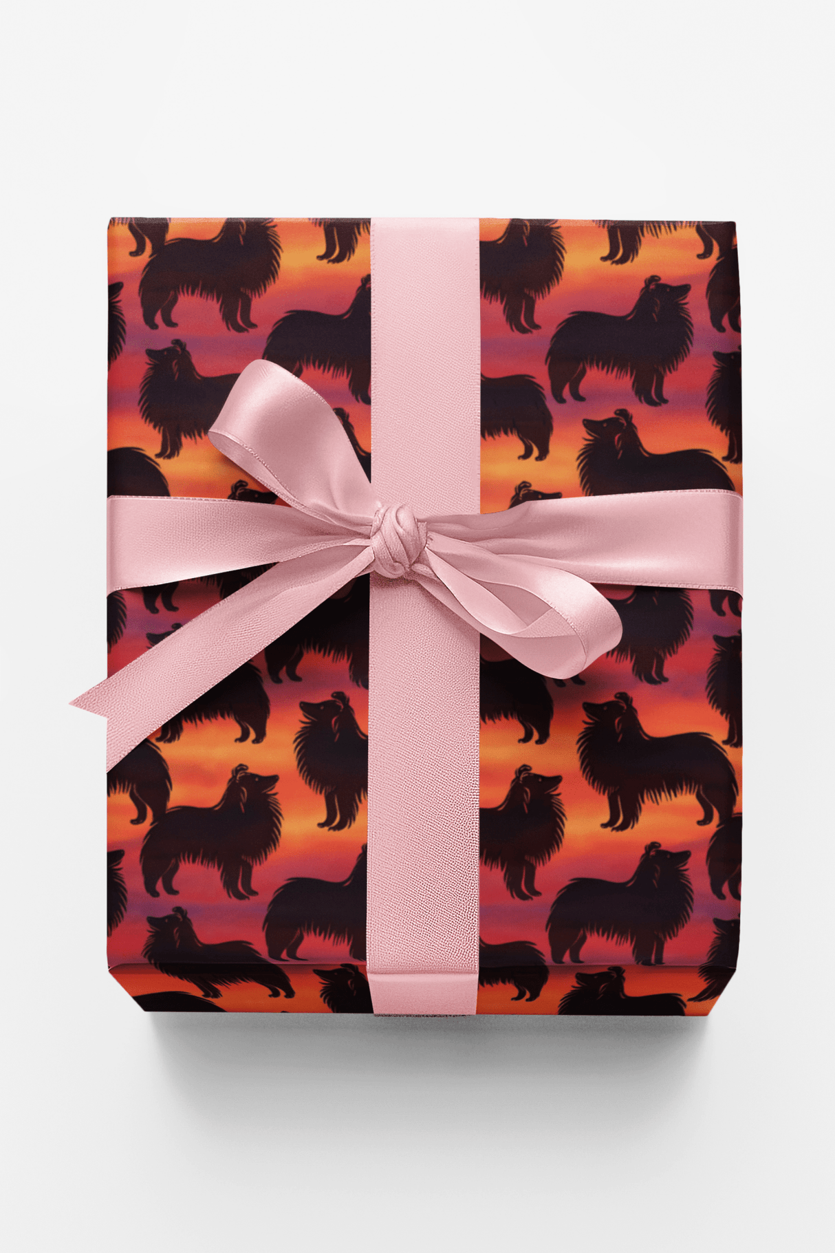 Shepherd Silhouette Sunset - London Penny Gift Wrap