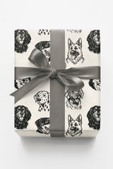 Monochrome Mutts - London Penny Gift Wrap