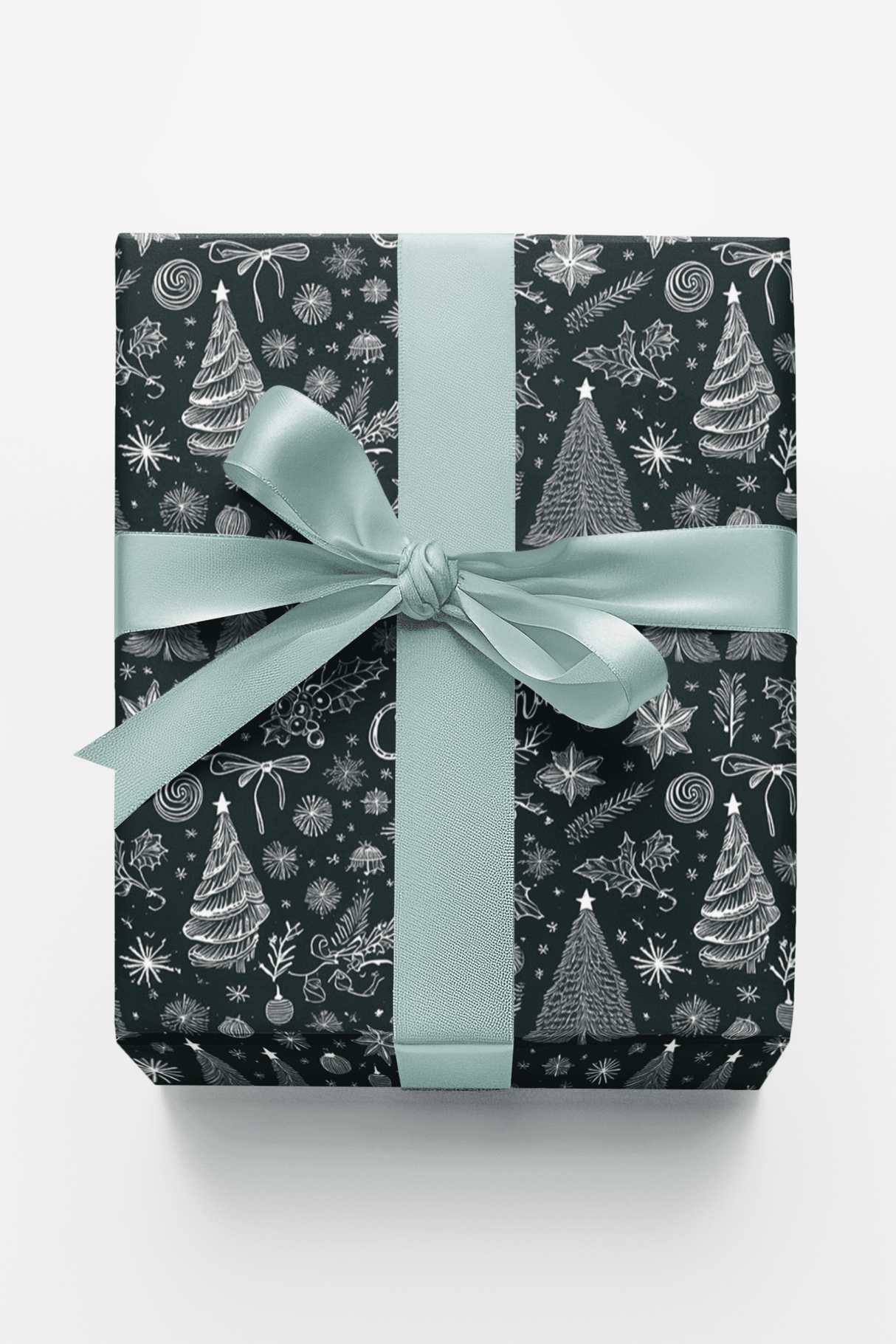 Festive Script - London Penny Gift Wrap