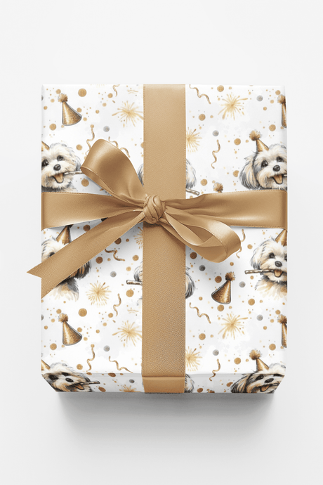 Canine Celebration Icons - London Penny Gift Wrap