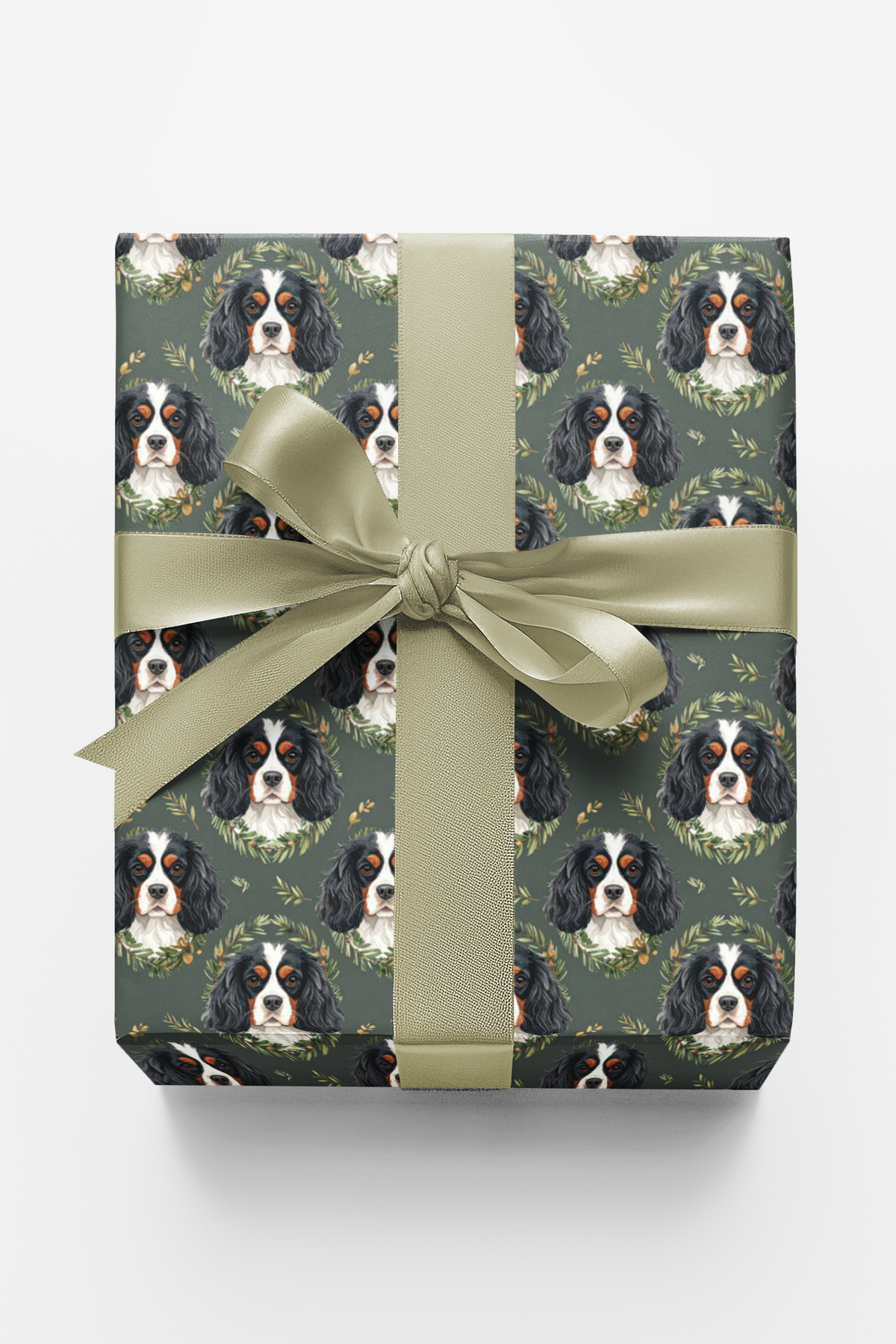 Evergreen Portrait Medallions Wrapping Paper