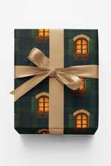 Winter Cottage Tartan - London Penny Gift Wrap