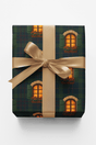 Winter Cottage Tartan - London Penny Gift Wrap