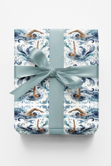Artistic Water Motion Wrapping Paper