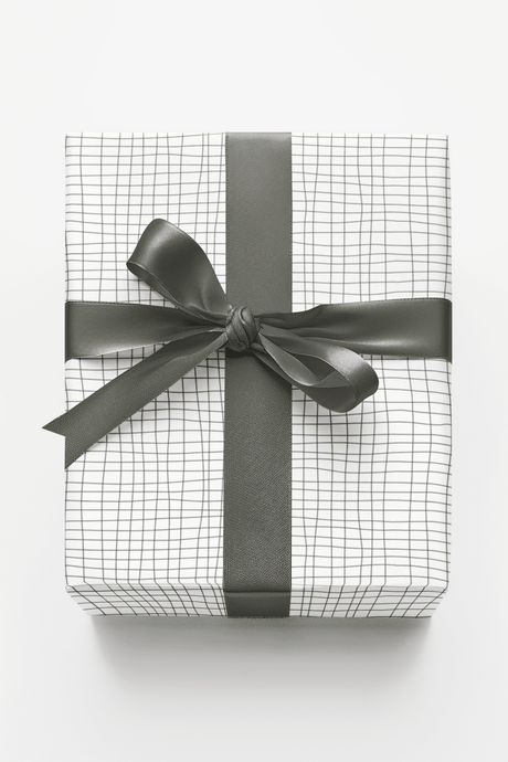 Minimalist Grid - London Penny Gift Wrap