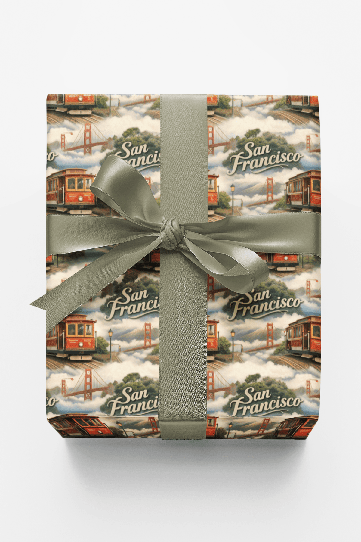 San Francisco Golden Gate Days - London Penny Gift Wrap
