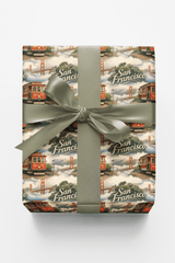 San Francisco Golden Gate Days - London Penny Gift Wrap