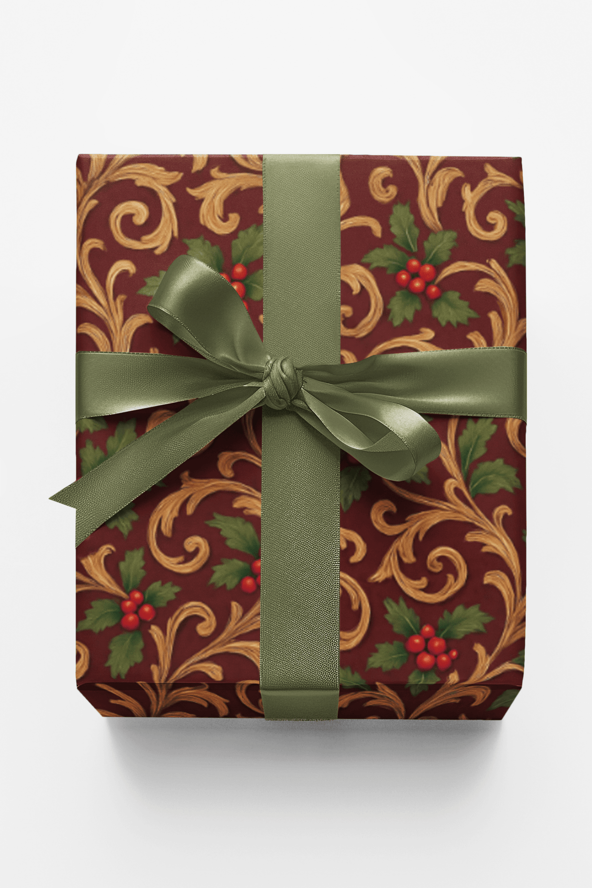 Christmas Scrollwork - London Penny Gift Wrap