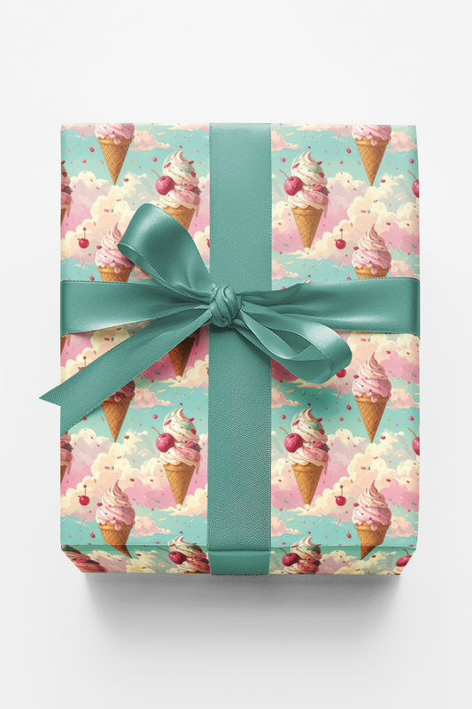 Sweet Treat Airship Parade Wrapping Paper
