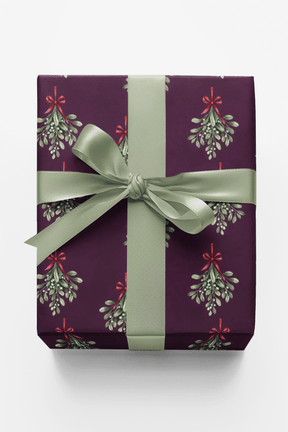 Merry Mistletoe - London Penny Gift Wrap