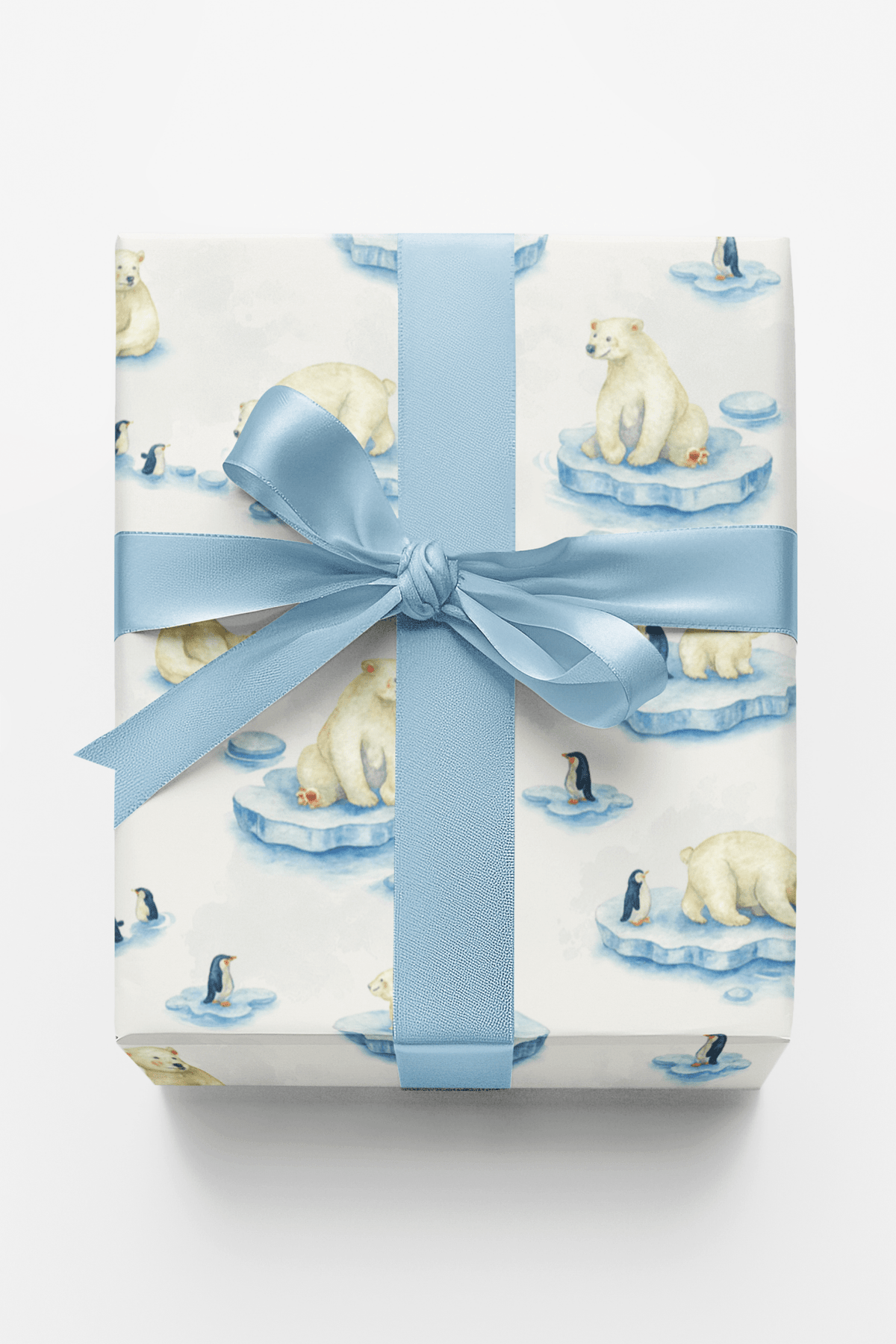Ice Floe Friends - London Penny Gift Wrap